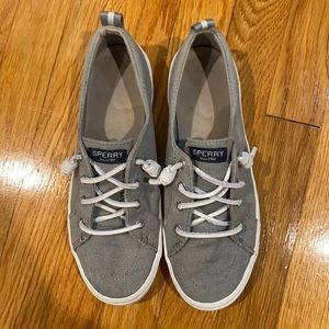Gray Sperry Canvas Sneakers size 8.5